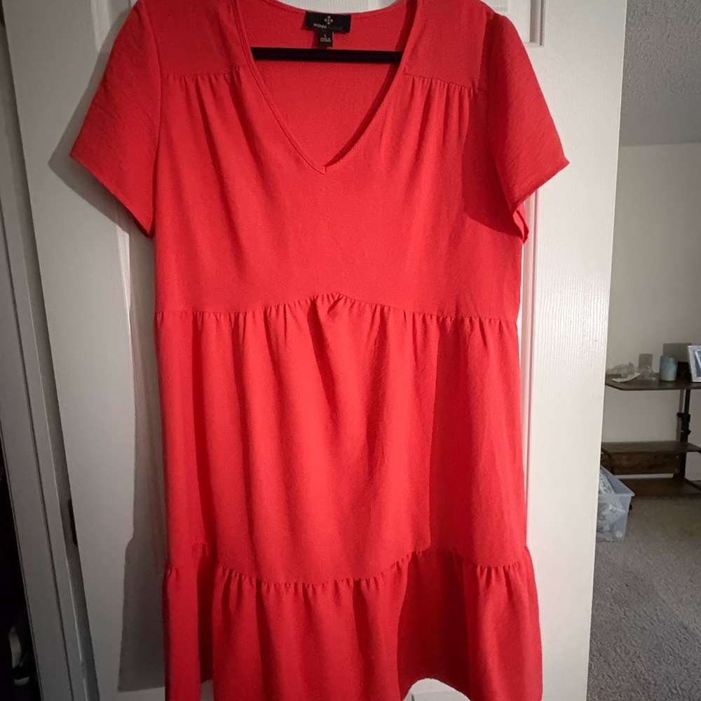 Ronni Nicole Red Mini Dress